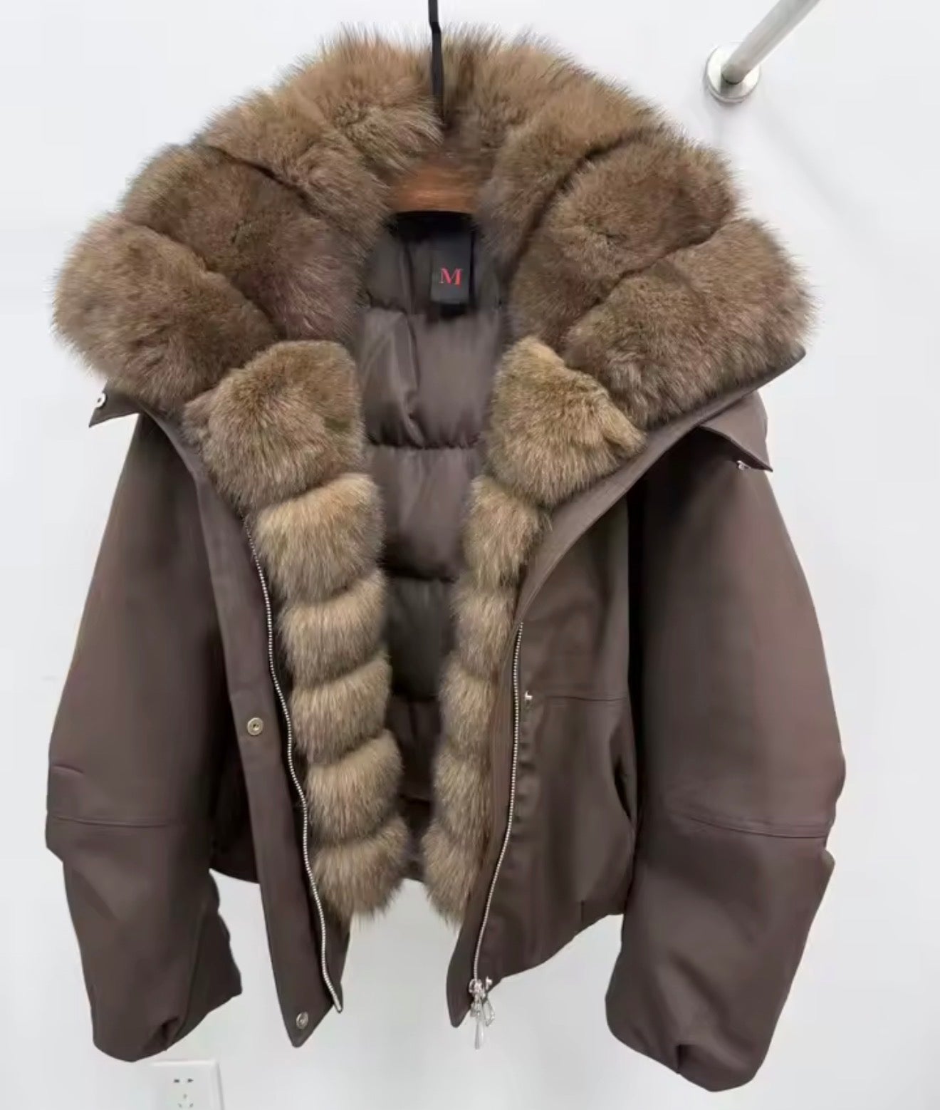 Winterjacke mit Fellkragen