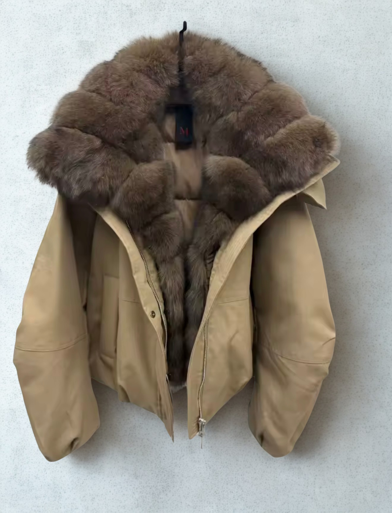 Winterjacke mit Fellkragen